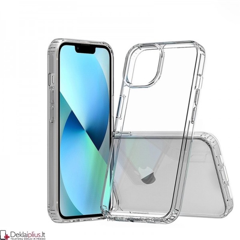 Silikoninis dėklas 2.0 mm storio - permatomas (Apple Iphone 15 Plus) Silikoninis dėklas 2.0 mm storio - permatomas (Apple Iphone 15 Plus)